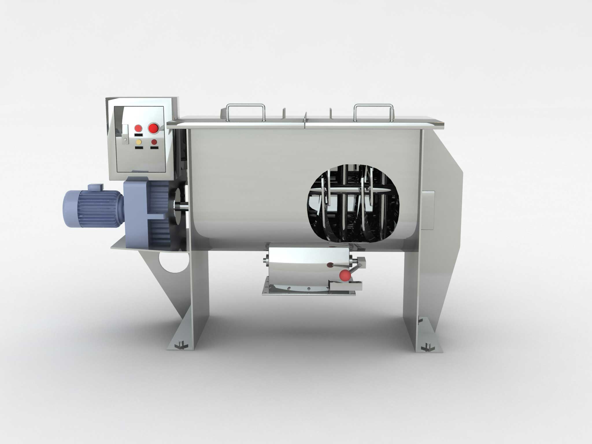 臥式螺帶混合機設備主要應用的混合